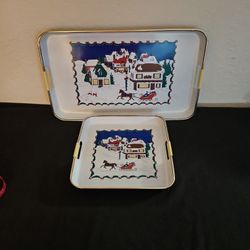 MCM Serving Holiday Trays 