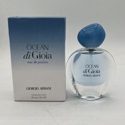 Ocean Di Gioia by Giorgio Armani EDP 1.0 Fl oz 30 MI New In Open Box *Authentic*