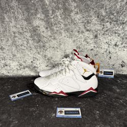 Nike Retro Air Jordan Cardinal 7s Size 11 Mens, 12.5 Womens Asking 100$ Great Condition (No Box But I Could Provide One For You) 100% Authentic 153Kic