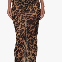 Women's Sheer Mesh Long Maxi Skirts High Waisted Summer Swimsuit Cover Up See-Through Beach Flowy Long Tulle Skirt