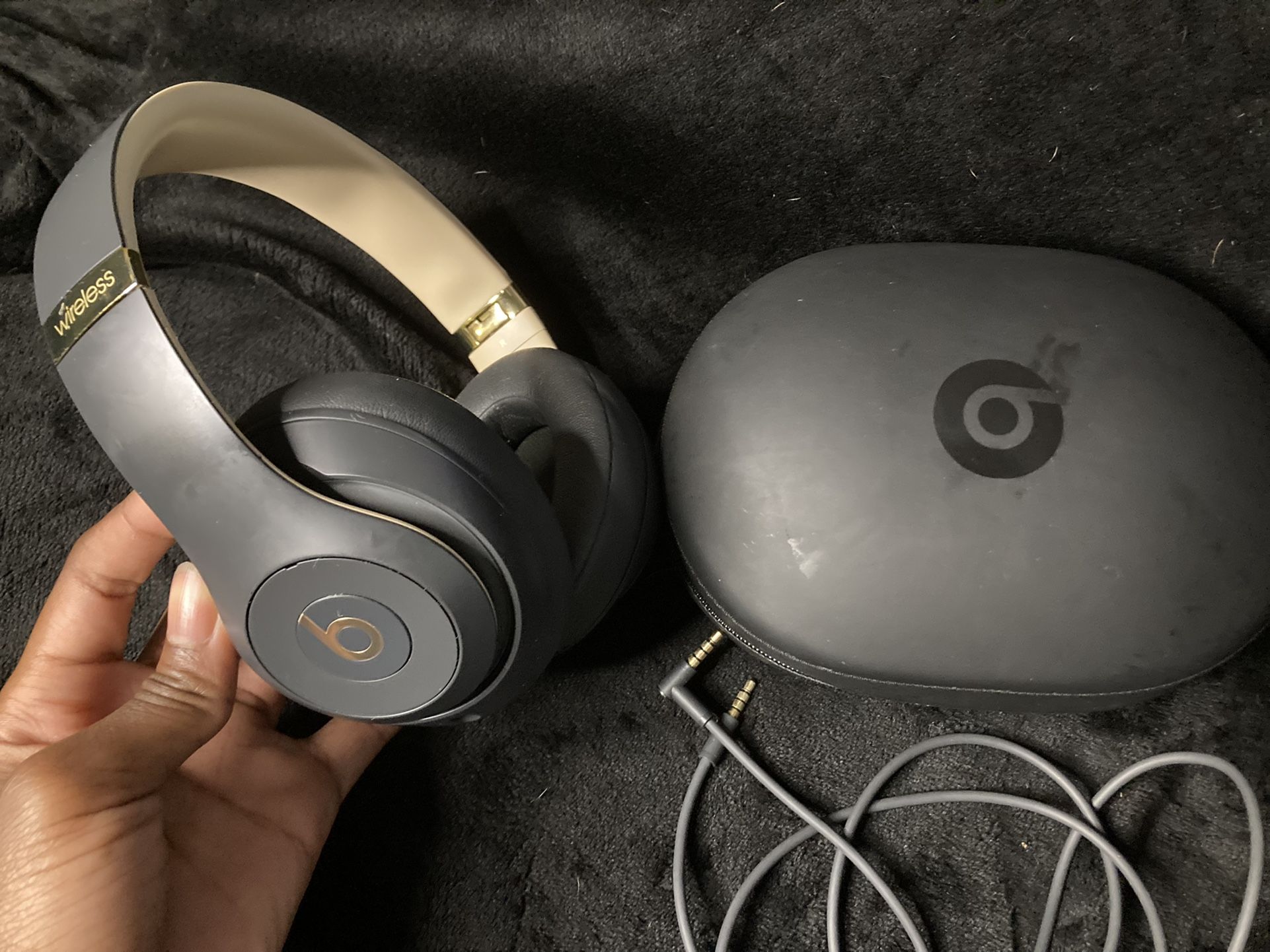 Beats by Dr. Dre - Beats Studio³ Wireless Noise Cancelling Headphones - Shadow gray + gold