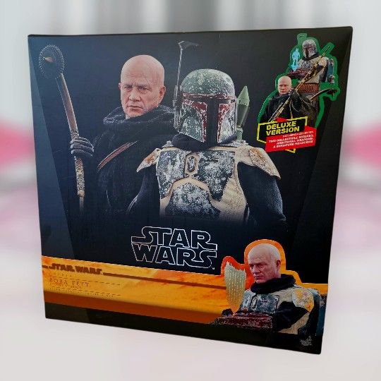 Hot Toys Star Wars Boba Fett Action Figure TMS034 Two Figure Deluxe EMPTY BOX!