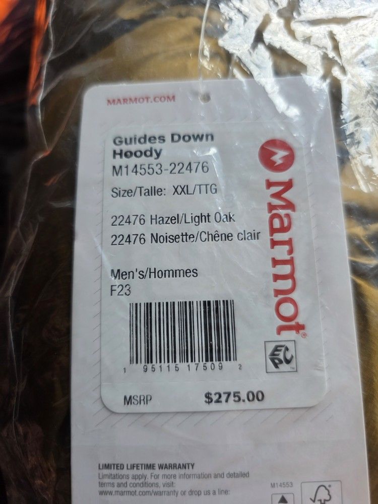 Marmot Color Block Down Jacket