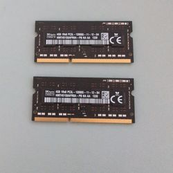 SKhynix 8GB (2x4GB) Sodimm PC3L-12800s MAC RAM