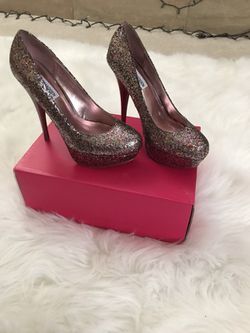 Steve Madden pink/sparkling ✨ Heels