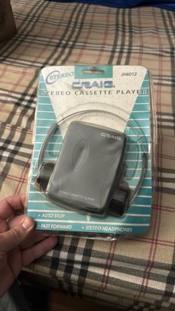 Brand new cassette player