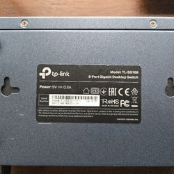 TP-Link 8-port Gigabit Desktop Switch (TL-SG108)