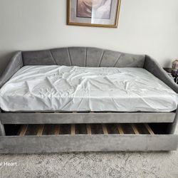 Couch / Daybed  & 2 Twin Pull Out Mattress 