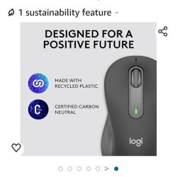 Logitech Signature M650 L Left Wireless Mouse - For Large Sized Left Hands, 2-Year Battery