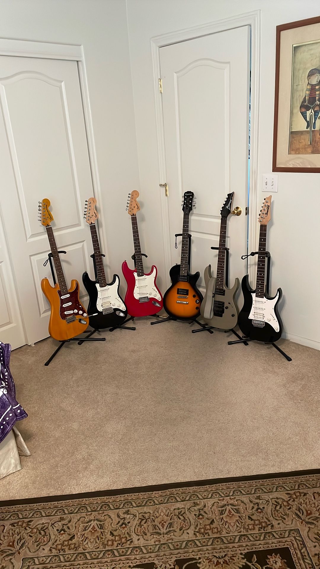 Five Guitars