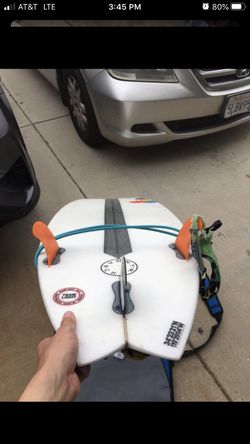 Short board 26.5 liters 5”8 Channel Islands
