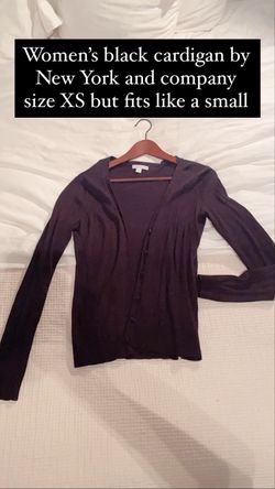 Women’s black cardigan