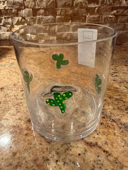Brand New Blown Glass Cactus Themed Decoration Decor