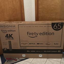 65 inch LED Insignia Dolby Audio, Fire TV  edition, 4K ultra HD