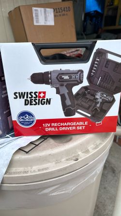 Drill Driver Set With Rechargeable Battery