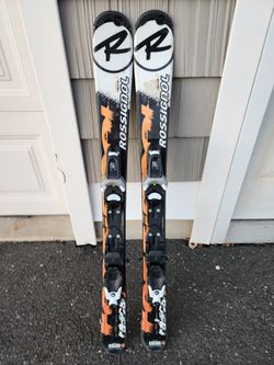 Rossignol Radical Kids Skis with Bindings - 100 cm
