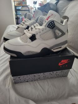 Air Jordan 4 White Cement Nike Air