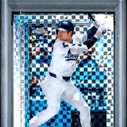 2025 TOPPS CHROME 1 SHOHEI OHTANI X-FRACTOR PSA 10