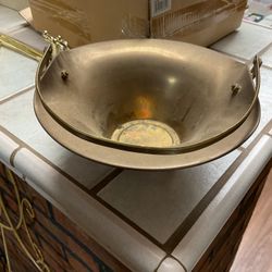 Vintage Brass Basket     DADS ESTATE 