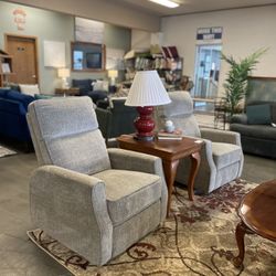 Brand New Beige Swivel Rocker Recliner