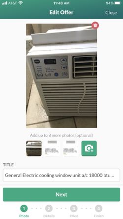 General Electric air conditioner