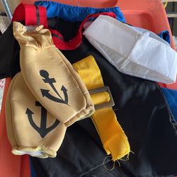 Costume Popeye Toddler Size 3/4 Slim