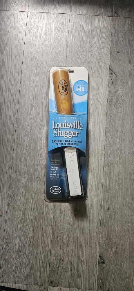 Wii  Remote Attachment Slugger Bat (New)
