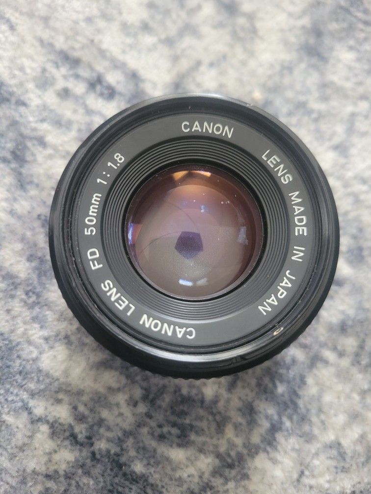 Canon Fd 50mm Lens