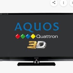 80 Inch Sharp  Aquos Quattron 3D Tv 