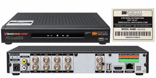 Digital Watchdog VMAX 960H Core DVR DW-VC8 - 4TB