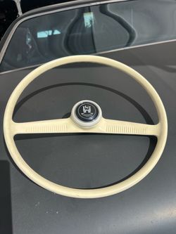 Vw bug oval window steering wheel