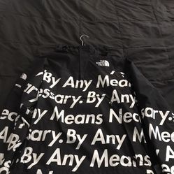 SUPREME TNF FW15 BY ANY MEANS NECESSARY PULLOVER LARGE