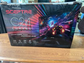 SCEPTRE C24 curved gaming monitor