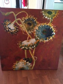 Sunflower painting