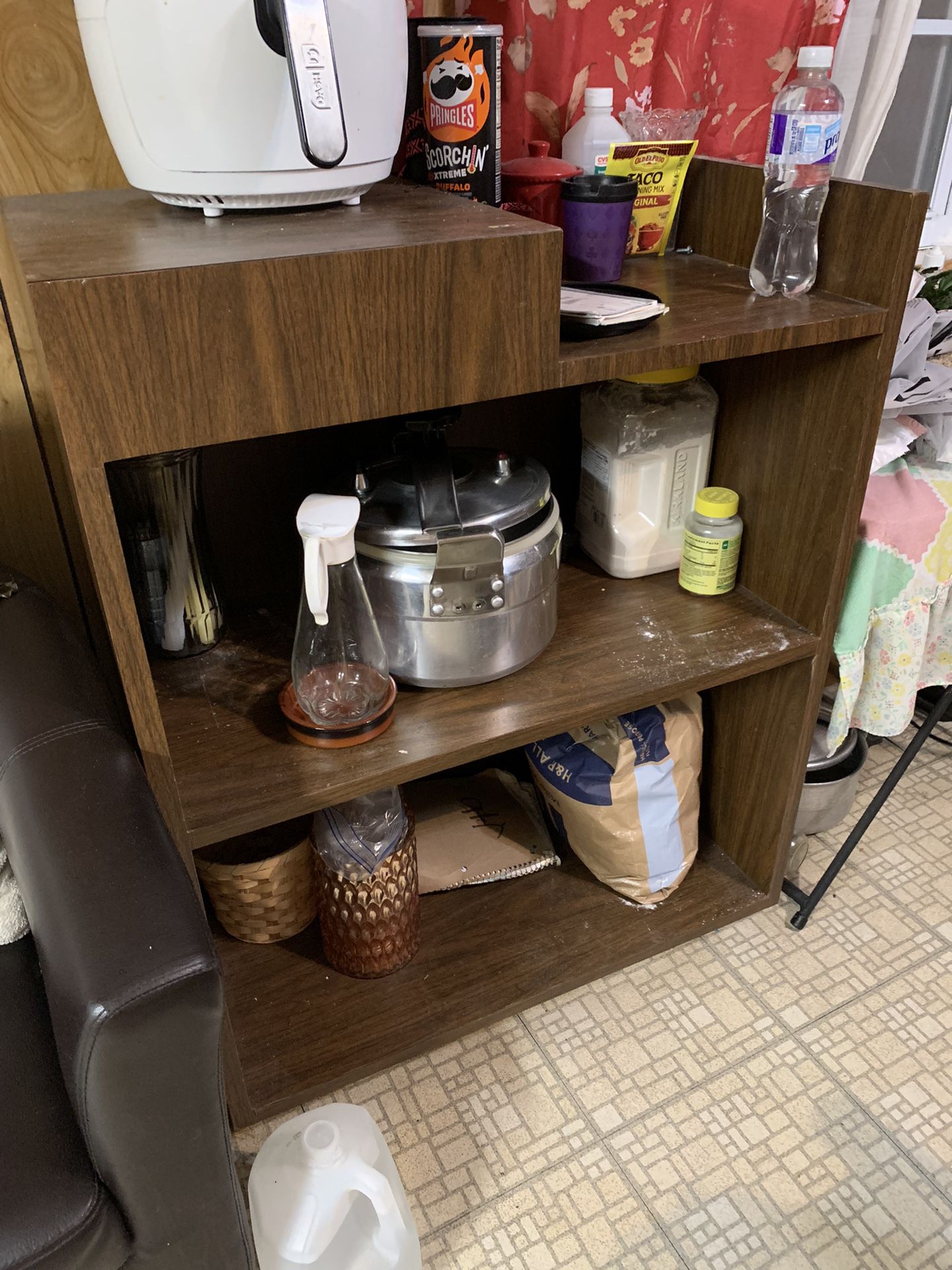 Shelf Table For Storage And Decoration