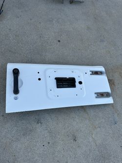 Jeep Wrangler Tailgate Door Oem White 2007 Through 2018