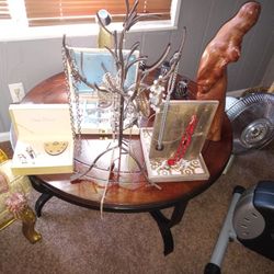 All Jelery And Jewelry Boxes And Stand Togather