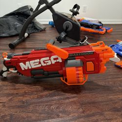 Mega  Mastodon With Darts And Batteries 