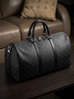 Black Monogram Duffel Bag Brand New