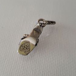 Two Brighton Bracelet Charms. 1 - Sandal 1-mini purse.