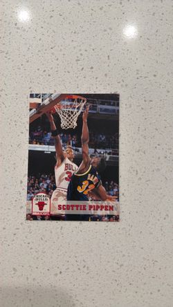 Scottie Pippen NBA Hoops Chicago Bulls Card