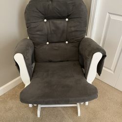 Wood Rocking Chair And Rolling High chair