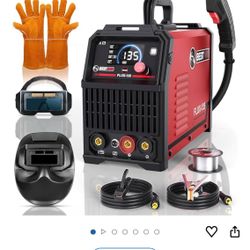 BESTMIG 135A MIG Flux Core Welder, MIG/Lift TIG/Stick Welding Machine