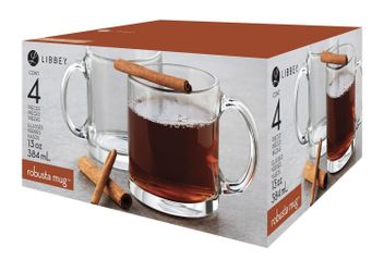 4 Piece Glass Set New 