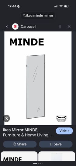 IKEA MINDE Full-Length Mirror