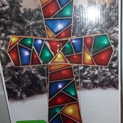 Holiday Time 48"  4ft Cross Christmas outdoor decor