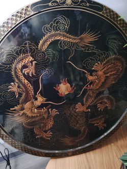 Chinese laquered painting