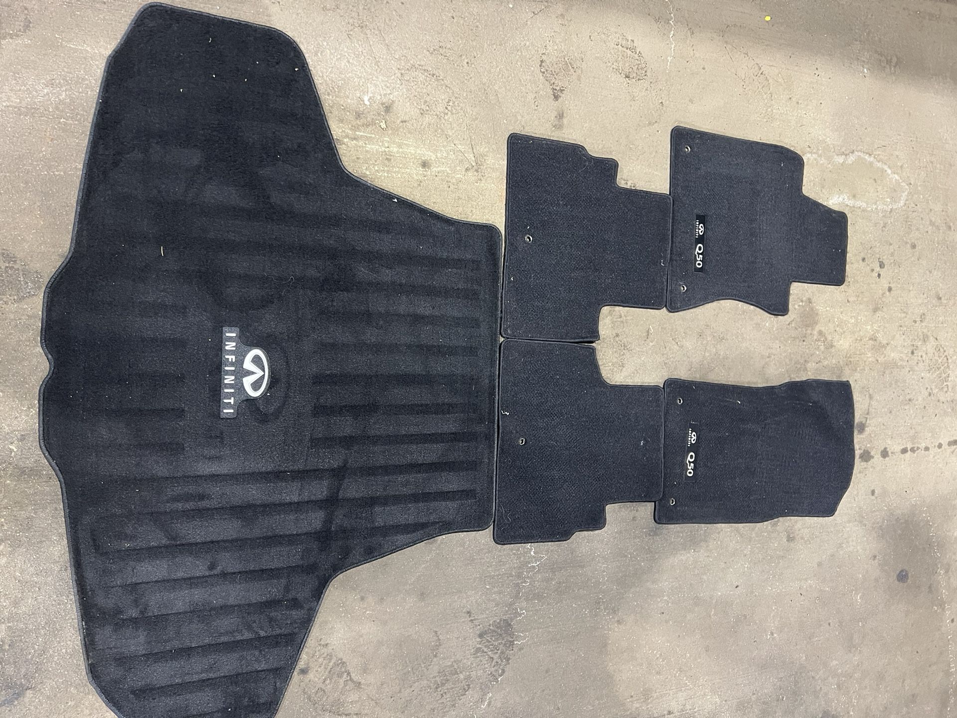 Infinity Q50 Original OEM Carpets/floor Matt’s And Trunk