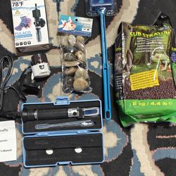 Fish Supplies Refractor Pebbles Cleaner Wave Maker Aquarium Heater