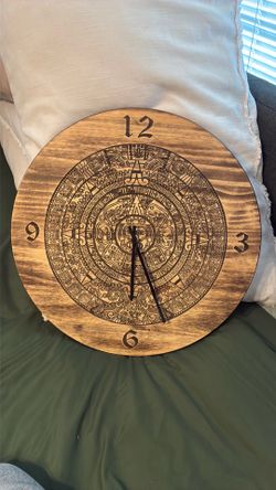 Aztec Calendar Clock